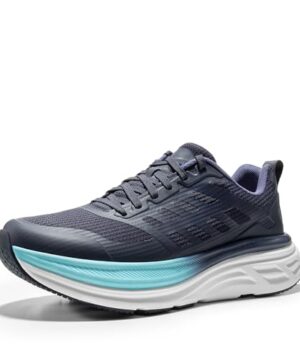 NORTIV 8 Women's Walking Shoes Cushion Running Tennis Shoes ActiveFloat Non-Slip Comfortable Breathable Workout Gym Sports Athletic Fashion Sneakers,Size 9,Blue,SNWS245W