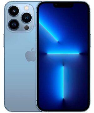 Apple iPhone 13 Pro, 128GB, Sierra Blue - Unlocked (Renewed)