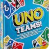 Mattel Games UNO Teams Card Game for Kids, Adults & Family Night, Parties & Travel with Special Rules (Amazon Exclusive)