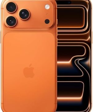 Apple iPhone 17 Pro Max, US Version, 256GB, eSIM, Cosmic Orange- Unlocked (Renewed)