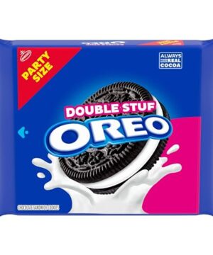 OREO Double Stuf Chocolate Sandwich Cookies, Party Size, 24.95 oz