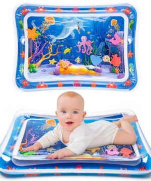 Yeeeasy Tummy Time Water Mat丨Inflatable Tummy Time Water Play Mat for Babies, Infants and Toddlers 3 to 12 Months Promote Development Toys Baby Gifts