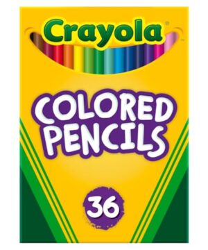 Crayola Colored Pencils (36ct), Kids Pencil Set, Back to School Essentials, Must Have Classroom Supplies for Kids, Pre-Sharpened Coloring Book Pencils, 3+