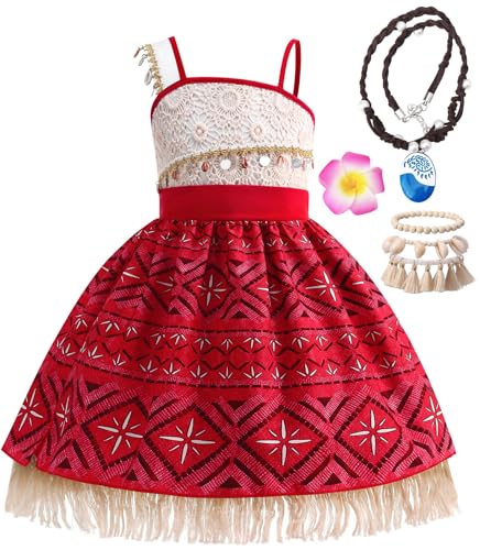OFIHIDO Princess Costume for Girls,Princess Dress for Kids with Accessories,Halloween Costume for Girls Kids Dress Up (3T)