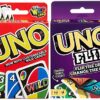 Mattel Uno Original and Uno Flip Card Games, Combo Pack of 2