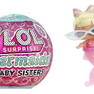 LOL Surprise Mermaids Baby Sisters with Color Change Tail, 8 Dolls to Collect, Fashion Accessories, Great Gift for Kids Ages 4+