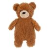 KIDS PREFERRED 11 Inch Teddy Bear Brown Soft Plush Stuffed Animal Toy Gift for Kids and Toddlers - Carter's Squishy Bear