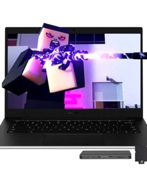 Samsung Galaxy Chromebook Go 14" LED HD Laptop, Intel Celeron N4500, 4GB LPDDR4X, 288GB Storage (128GB eMMC+160GB Docking Station Set), Intel UHD Graphics, Wi-Fi 6, 720p Camera, Chrome OS, Silver