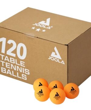 JOOLA Training 3 Star Table Tennis Balls 12, 60, or 120 Pack - 40+mm Regulation Bulk Ping Pong Balls for Competition and Recreational Play - Fun as a Cat Toy - Indoor and Outdoor Compatible