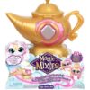 Magic Mixies Magic Genie Lamp with Interactive 8" Pink Plush Toy and 60+ Sounds & Reactions. Unlock a Magic Ring and Reveal a Pink Genie from The Real Misting Lamp. Gifts for Kids, Ages 5+