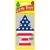LITTLE TREES Car Air Freshener | Hanging Paper Tree for Home or Car | Vanilla Pride | 6 Pack