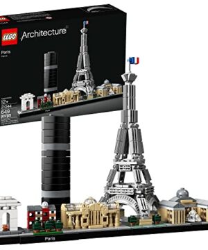 LEGO Architecture Paris Model Building Set - Detailed Display Building Blocks for Kids, Boys and Girls, Ages 12+ - Gift for Travelers - 21044