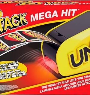 Mattel Games UNO Attack Game with Card Launcher Featuring Lights & Sounds, Plus Mega Hit Rule (Amazon Exclusive)