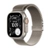 Apple Watch Ultra 3 [GPS + Cellular 49mm] Running & Multisport Smartwatch w/Rugged Titanium Case w/Natural Titanium Milanese Loop - S. Satellite Communications, Advanced Health & Fitness Tracking