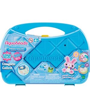 Aquabeads Beginners Carry Case - Fun and Creative Arts & Crafts Bead Kit for Kids Ages 4 and Up - Includes Over 900 Beads