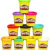 Play Doh Modeling Compound 10-Pack Case of Assorted Colors, Non-Toxic 2 oz. Cans, Back to School Gifts, Prizes, & Party Favors, Preschool Toys for Kids, Ages 2+ (Amazon Exclusive)