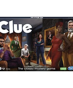 Clue Board Game for Ages 8 and Up, Reimagined Clue Game for 2-6 Players, Mystery, Detective, Family Games for Kids and Adults