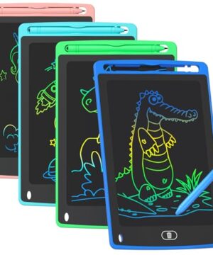 4 Pack LCD Writing Tablet for Kids, 8.5 Inch Colorful Doodle Board Drawing Tablet, Educational Learning Toys Birthday Gifts for Boys Girls Age 3 4 5 6 7 8