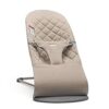 BabyBjörn Bouncer Bliss, Sand Gray, Woven, Classic Quilt | 2-in-1 Adjustable Baby Bouncer Seat and Toddler Chair, Newborn to Toddler (8-29 lbs), 4 Positions, Lightweight & Portable