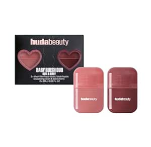 Huda Beauty Baby Blush Duo Rose And Berry, 2x2ml