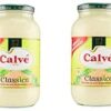 Calvé: "Classica" Classic Italian Mayonnaise - 29.75 Fluid Ounces (880mL) Jar - Pack of 2 [ Italian Import ]