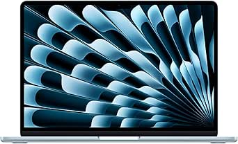 Apple 2025 MacBook Air 13-inch Laptop with M4 chip: Built for Apple Intelligence, 13.6-inch Liquid Retina Display, 16GB Unified Memory, 256GB SSD Storage, 12MP Center Stage Camera, Touch ID; Sky Blue