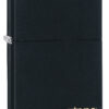 Genuine Zippo Windproof Lighter Matte Black with Zippo Logo