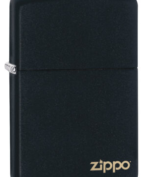 Genuine Zippo Windproof Lighter Matte Black with Zippo Logo