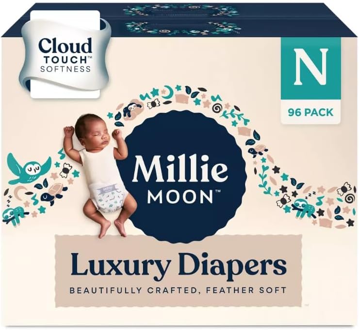 Millie_Moon Luxury Diapers - Newborn - (96ct)