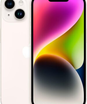 Apple iPhone 14, 256GB, Starlight - Unlocked (Renewed)
