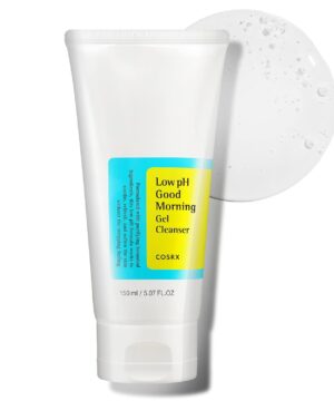 COSRX Low pH Good Morning Gel Face Cleanser, 5.07 fl oz, BHA Face Wash, Daily Mild Face Cleanser for Sensitive Skin, PH Balancing, Korean Skin Care, Korean Face Wash