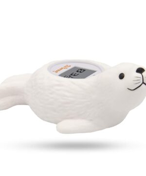 Doli Yearning Upgrade Baby Bath Thermometer Room Temperature| Water Thermometer|Kids' Bathroom Safety Products| Baby Bath(Seal Shape)℃/℉, LCD