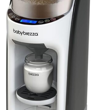 Baby Brezza New and Improved Formula Pro Advanced Formula Dispenser Machine - Automatically Mix a Warm Formula Bottle Instantly - Easily Make Bottle with Automatic Powder Blending, White