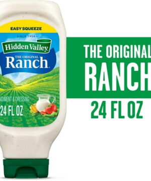 Hidden Valley Original Ranch Salad Dressing and Topping, 24 fl oz Easy Squeeze Bottle