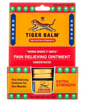 Tiger Balm Extra Strength Pain Relieving Ointment, 0.63 oz Jar, Relief for Arthritis, Joint Pain