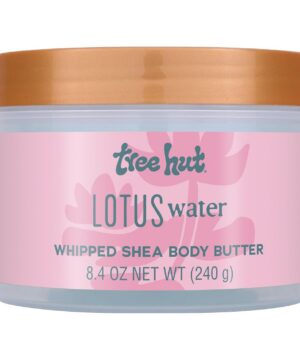 Tree Hut Lotus Water Whipped Shea Body Butter, Long-lasting Hydration Leaves Skin Feeling Soft & Moisturized, Lightweight, Nourishing Essential Body Care, 8.4 fl oz