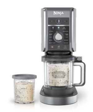 Ninja CREAMi XL Deluxe 11-in-1 Ice Cream & Frozen Treat Maker for Ice Cream, Sorbet, Milkshakes, Frozen Yogurt, & More, 11 Programs, XL Capacity, Includes (2) Family-Sized 24 oz. Tubs, Black NC501