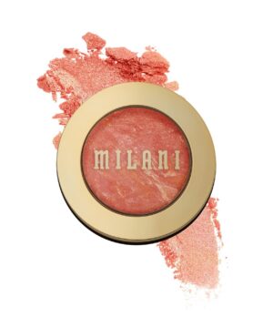 Milani Baked Blush, Powder Blush for Cheeks, Cruelty Free Makeup - Shape, Contour & Highlight Face for a Shimmery or Matte Finish -Corallina