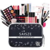 SAISZE All-in-one Makeup Kit, 27 Pcs Travel Makeup Gift Kit Complete Starter Makeup Bag Lip Gloss Lipstick Concealer Blush Powder Eyeshadow Palette, Makeup Kits for Women, Gifts for Women