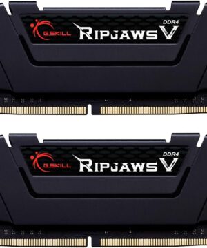 G.SKILL RipjawsV Series DDR4 RAM (XMP) 16GB (2x8GB) 3600MT/s CL18-22-22-42 1.35V Intel AMD Desktop Computer Memory U-DIMM - Black (F4-3600C18D-16GVK)