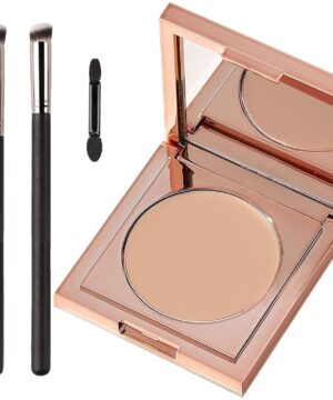 Colored Clay CC Undereye Corrector, Under Eye Concealer Color Corrector for Dark Circles With Three Brushes, Hydrating Concealer