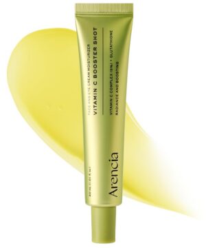 Arencia Vitamin C Booster Shot Serum with Glutathione, Niacinamide and Vitamin E for Dark Spot Care, Fine Lines & Wrinkles, Glass Skin, Korean Skincare 30ml/1.01 fl.oz