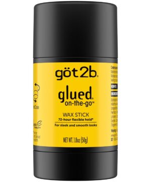 got2b glued on-the-go wax stick, 1.8oz, sleek and slick styles, style your hair without the crunch, helps control frizz