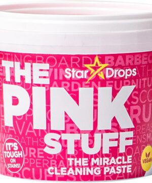 Stardrops The Pink Stuff Cleaning Paste 500g, Multi Purpose Cleaner for Kitchen, Bathroom, Tiles, Glass, Shower, Oven, Sink, Stainless Steel, Removes Grease, Grime & Stains