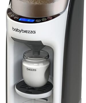 Baby Brezza New and Improved Formula Pro Advanced Formula Dispenser Machine - Automatically Mix a Warm Formula Bottle Instantly - Easily Make Bottle with Automatic Powder Blending, White
