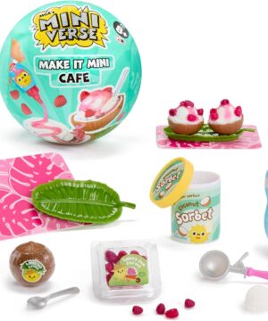 MGA's Miniverse Make It Mini Cafe Series 6, Mini Collectibles - Mystery Blind Packaging, DIY, Resin Play, Replica Food, NOT Edible, Collectors, 8+