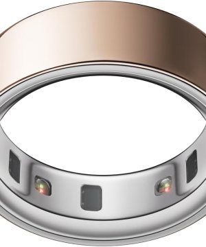 Oura Ring 4 - Rose Gold - Size 8 - Sleep, Activity, Women’s Health, AI Advisor, Up to 8 Days of Battery Life, Size Before You Buy, Android & iOS Compatible