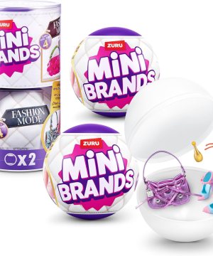 Mini Brands Fashion Series 4 2 Pack by ZURU – Novelty Unboxing Collectible Toy with 5 Mystery Mini Fashion Bags, Shoes & Accessories, 80+ Styles to Collect, Ages 3+, Kids, Teens & Adults