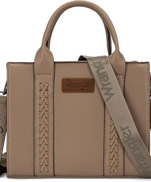 Wrangler Tote Bags for Women Top-handle Handbags and Purse for Women with Adjustable Strap